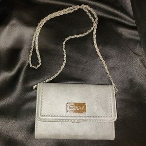 Tami Too! Wallet-on-a-string Tan with chain strap